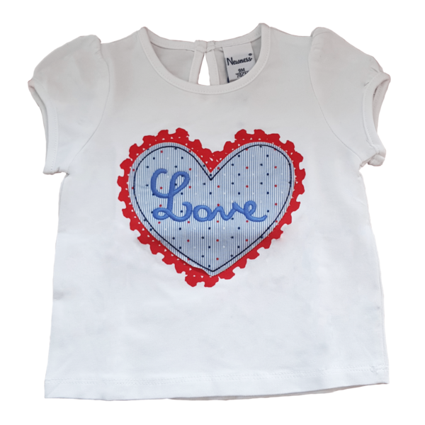 T-Shirt mit Love Herz
