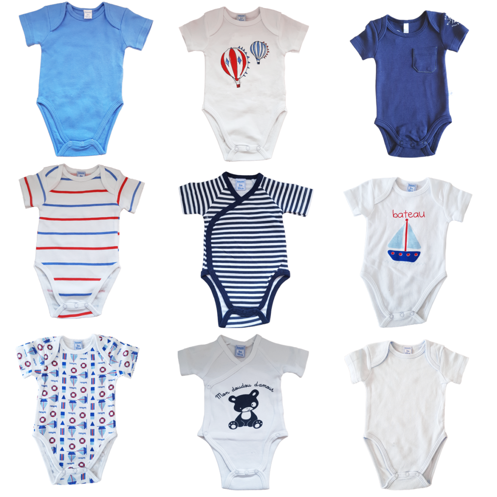 Erstaustattung 9er Baby Body Set 100% Baumwolle - Leo's Kindermoden